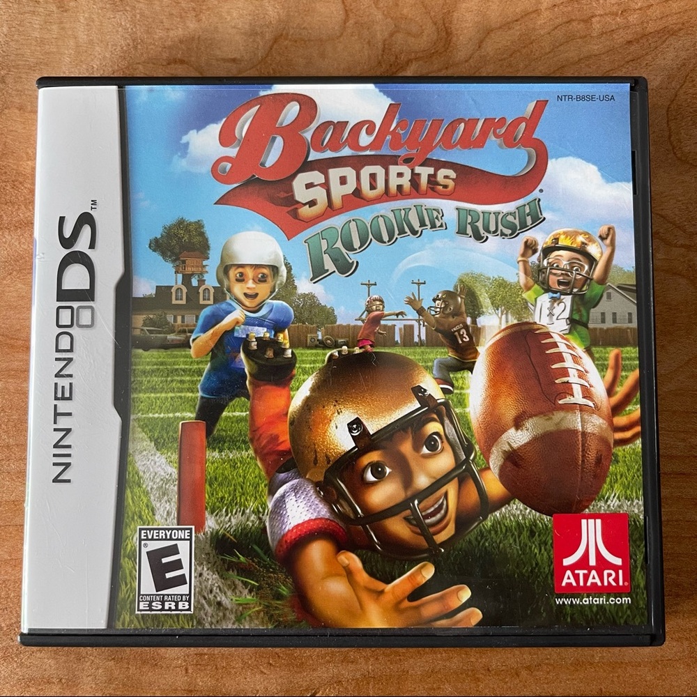 Backyard Sports: Rookie Rush - Football - Nintendo DS Video Game TESTED CIB